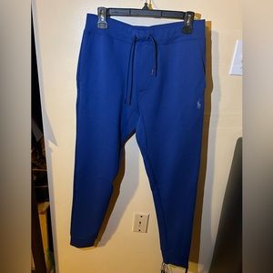 Blue polo sweatpants